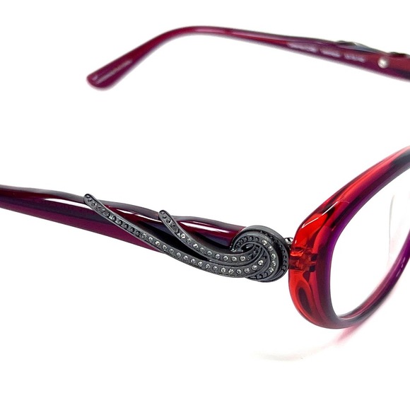 NEW!!! BADGLEY MISCHKA Eyeglasses Veronique CAB Authentic - Picture 5 of 9